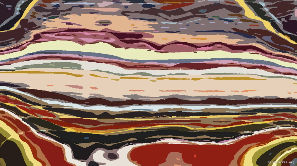 Image 'reflets &mdash; paint action sequence &mdash; cartoon styles 1 6'.