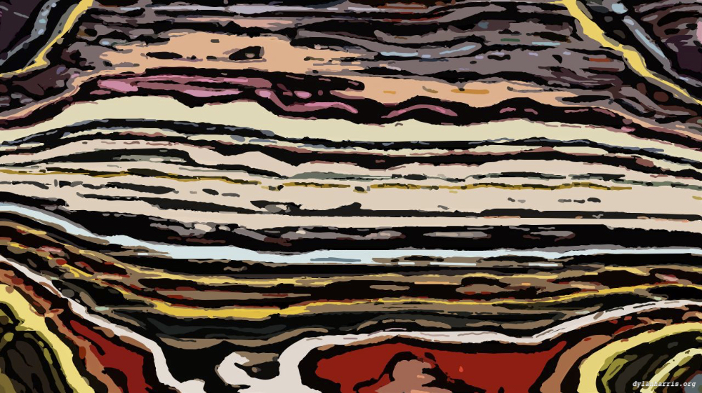 Image 'reflets &mdash; paint action sequence &mdash; cartoon styles 1 4'.