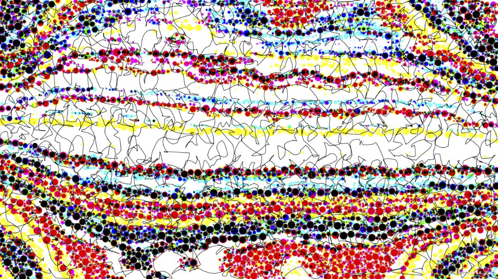 Image 'reflets &mdash; paint action sequence &mdash; cartoon styles 2 2'.