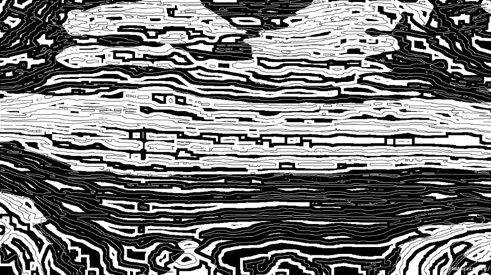 Image 'reflets &mdash; paint action sequence &mdash; cartoon styles 1 1'.