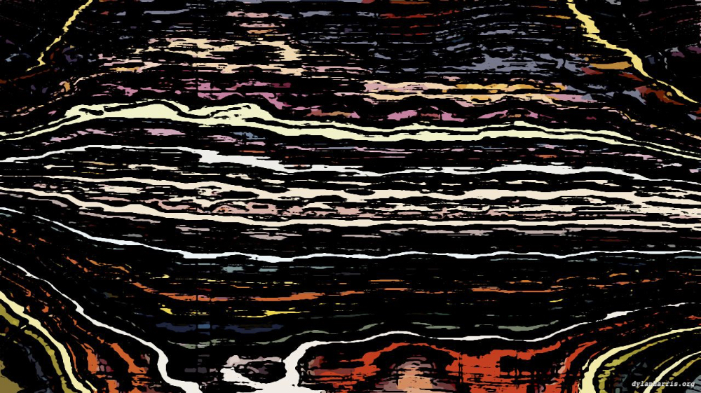 Image 'reflets &mdash; paint action sequence &mdash; colour sketch ideas 3'.