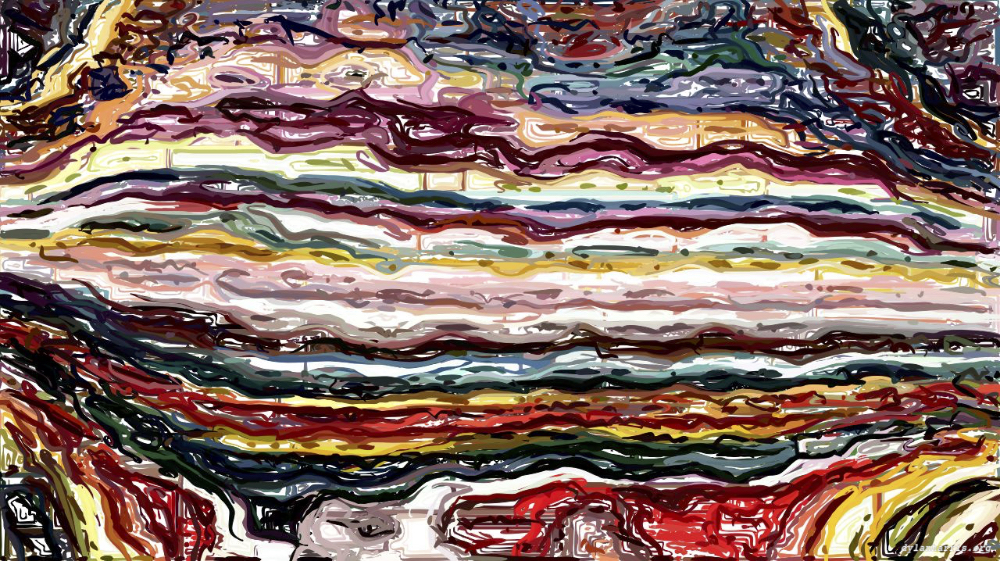 Image 'reflets &mdash; paint action sequence &mdash; colour sketch ideas 6'.