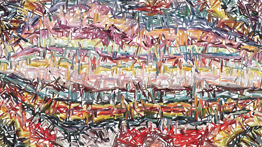 Image 'reflets &mdash; paint synthesiser classic &mdash; speciality cubist 3'.