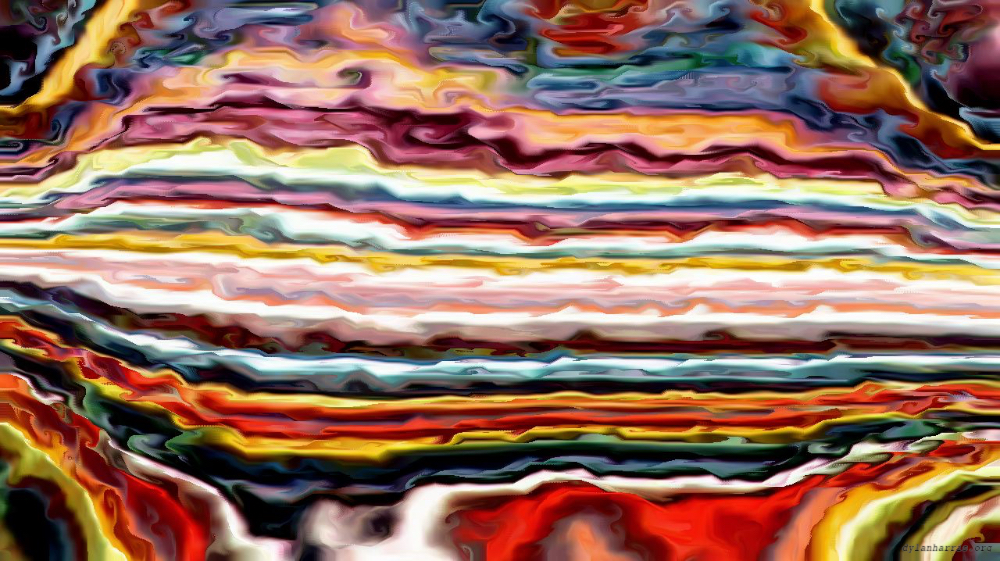 Image 'reflets &mdash; paint action sequence &mdash; distress 1 7'.