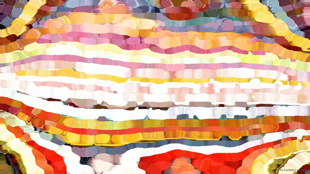 Image 'reflets &mdash; paint action sequence &mdash; distress 2 1'.