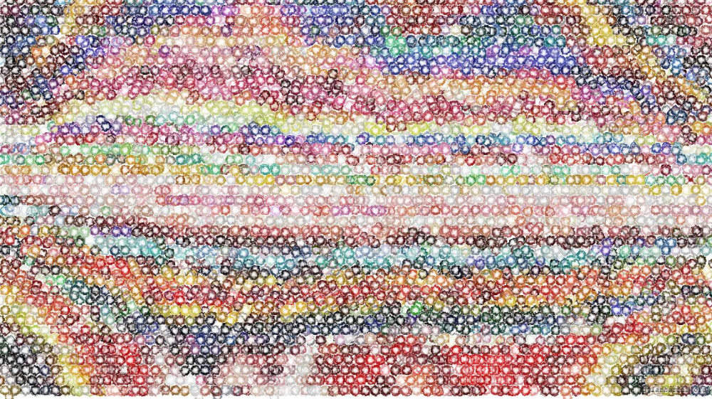 Image 'reflets &mdash; paint action sequence &mdash; distress 2 3'.