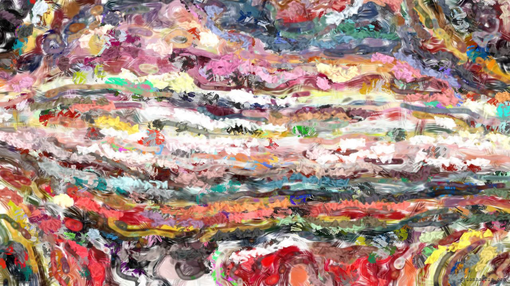 Image 'reflets &mdash; paint action sequence &mdash; donna&rsquo;s paseq 1 3'.