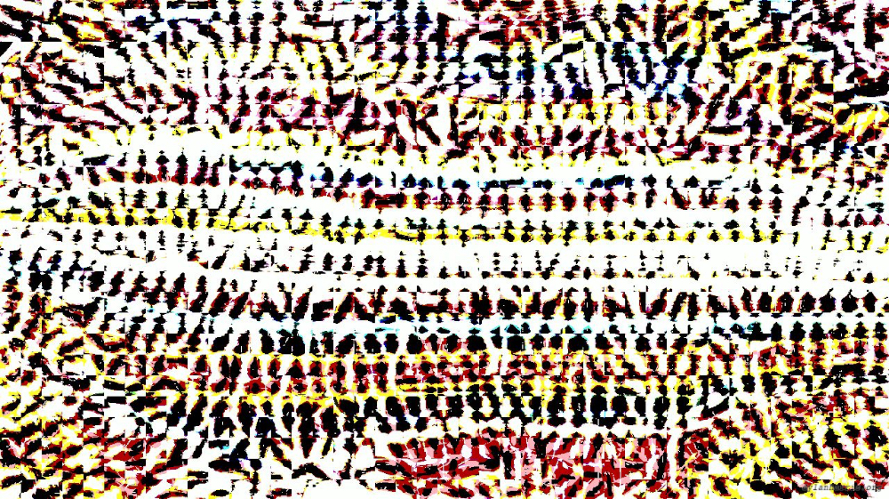 Image 'reflets &mdash; paint action sequence &mdash; donna&rsquo;s paseq 2 3'.