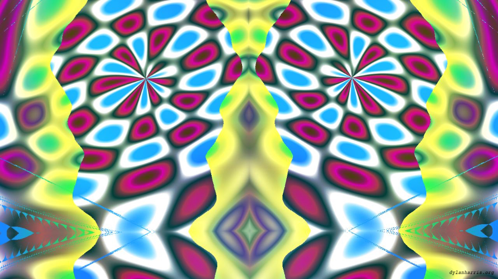 Image 'reflets &mdash; msg &mdash; abstract dual target 1'.