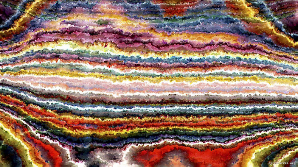 Image 'reflets &mdash; paint action sequence &mdash; effects that process canvas 7'.