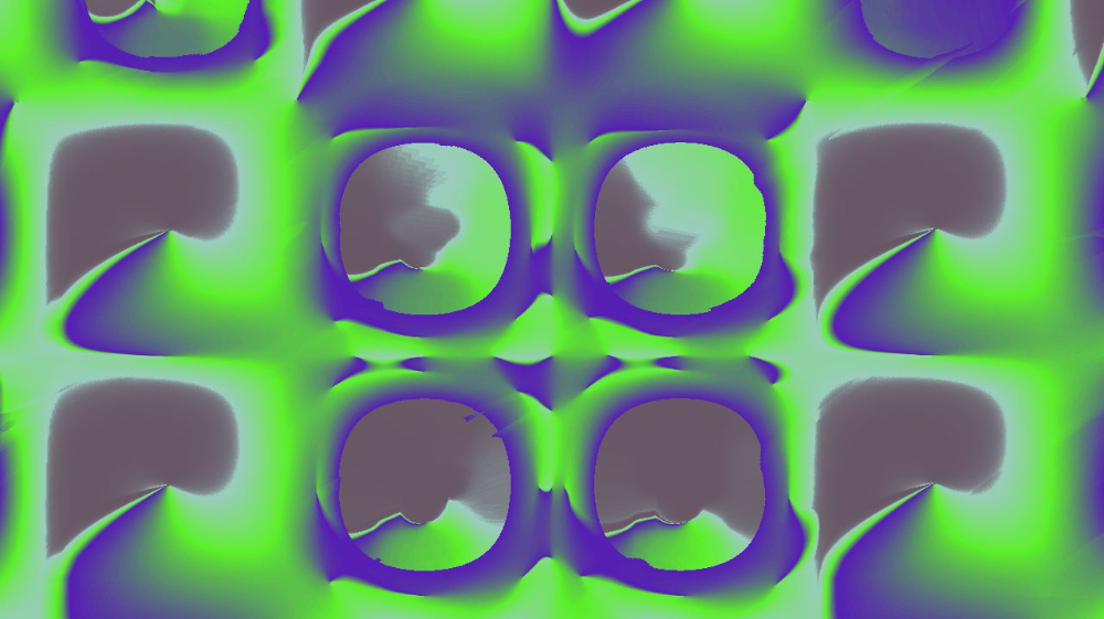 Image 'reflets &mdash; msg &mdash; abstract flat gridlike 1 7'.