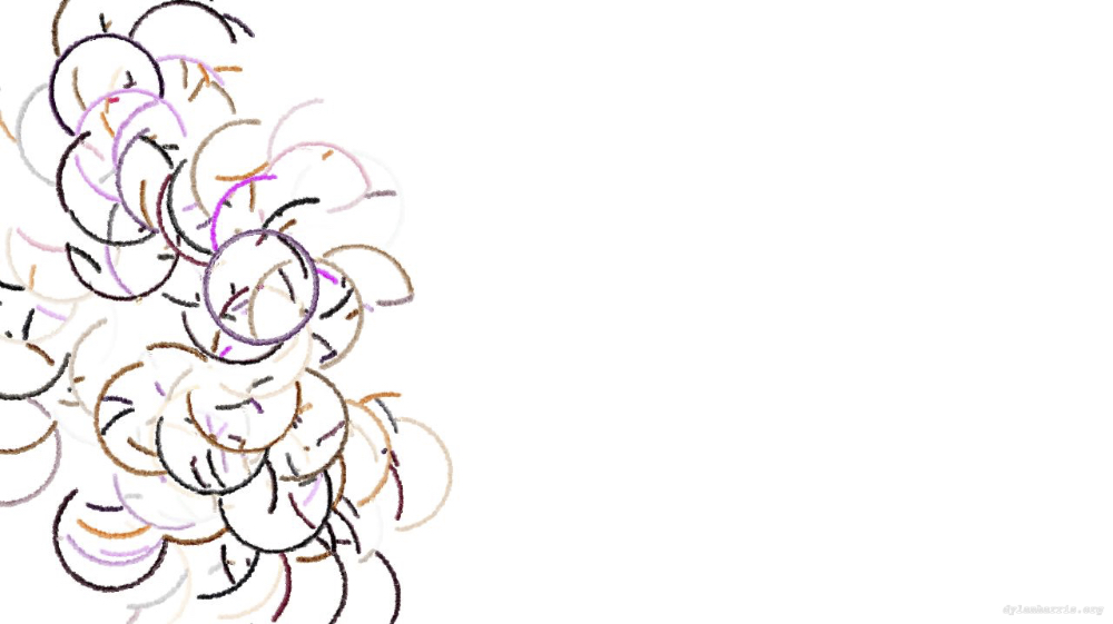 Image 'reflets &mdash; paint action sequence &mdash; generative exp 1 1'.