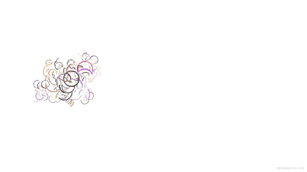 Image 'reflets &mdash; paint action sequence &mdash; generative exp 1 2'.