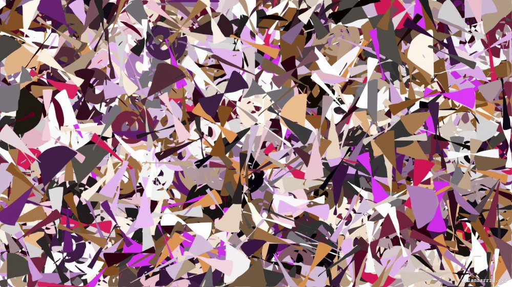 Image 'reflets &mdash; paint action sequence &mdash; generative exp 2 4'.