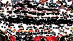 Fourth of 'reflets &mdash; paint synthesiser classic &mdash; 3.0 collection geodesic 1'.