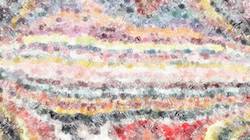 Second of 'reflets &mdash; paint synthesiser classic &mdash; 3.0 collection geodesic 3'.