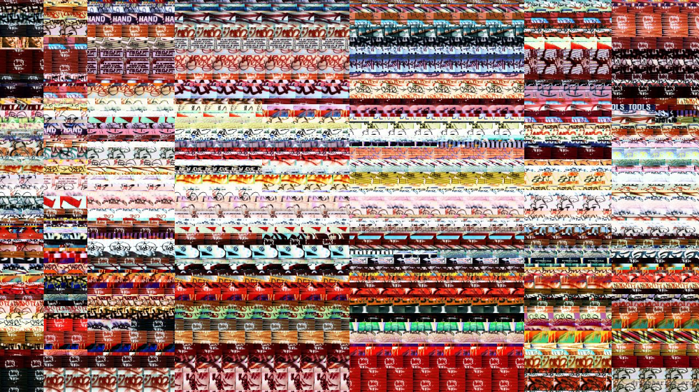 Image 'reflets &mdash; paint action sequence &mdash; graffiti styles 1 5'.