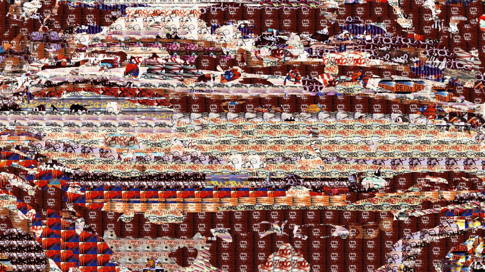 Image 'reflets &mdash; paint action sequence &mdash; graffiti styles 1 6'.