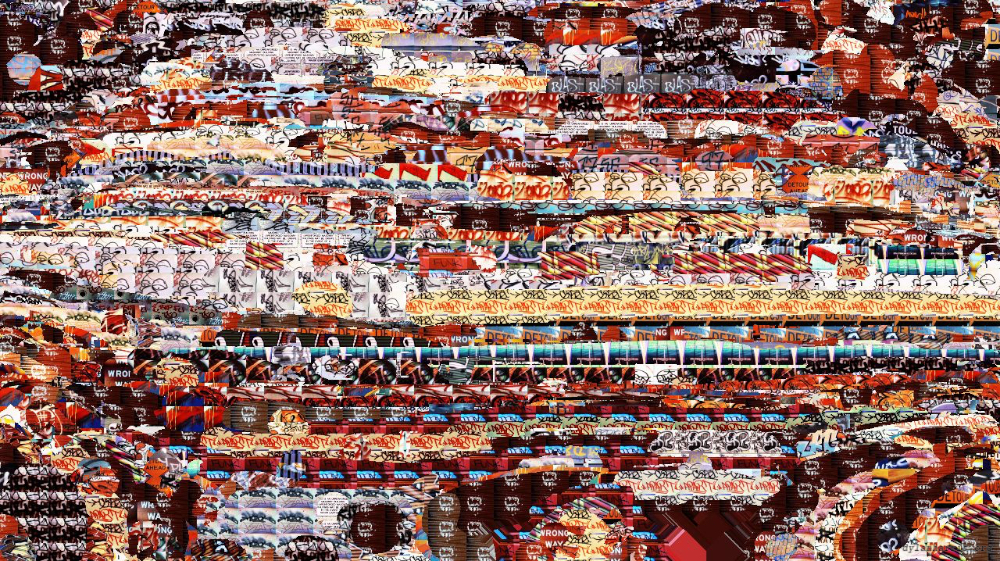 Image 'reflets &mdash; paint action sequence &mdash; graffiti styles 1 7'.