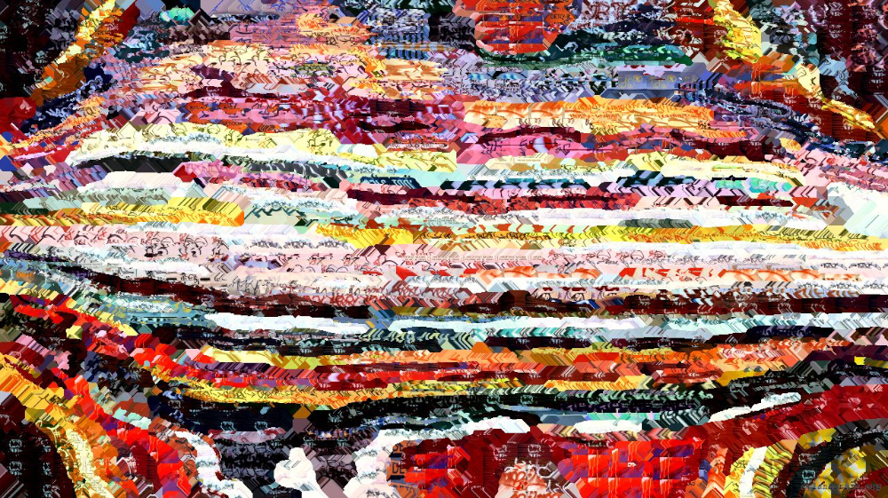 Image 'reflets &mdash; paint action sequence &mdash; graffiti styles 3 4'.