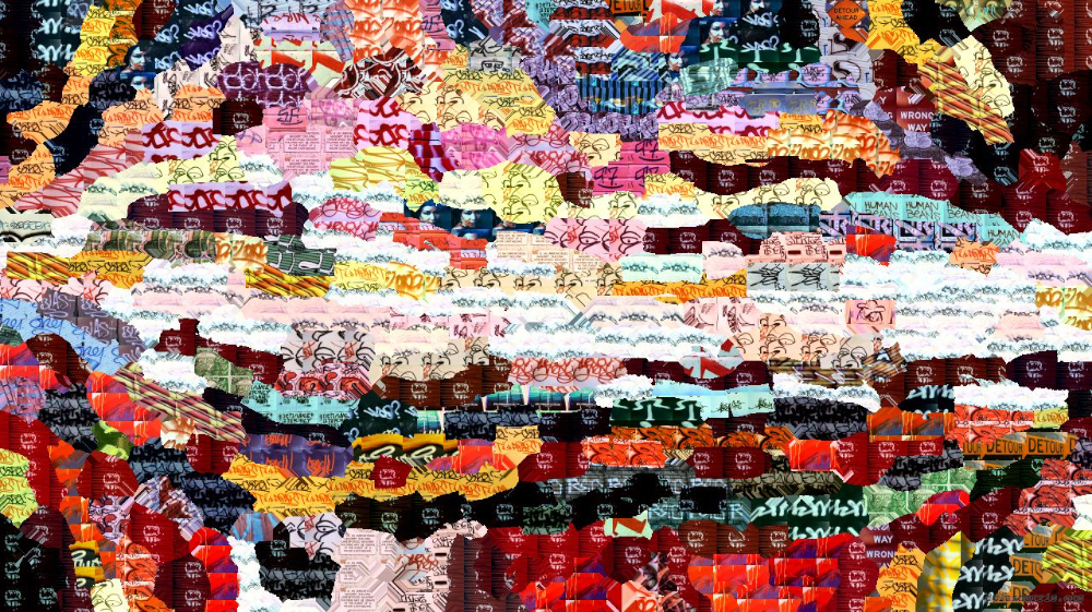 Image 'reflets &mdash; paint action sequence &mdash; graffiti styles 3 5'.