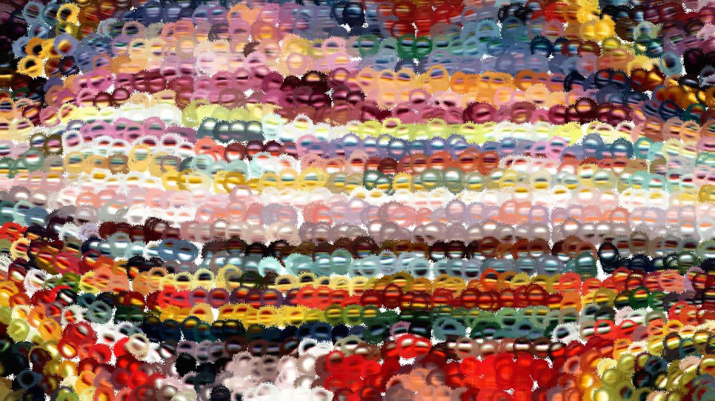 Image 'reflets &mdash; paint synthesiser classic &mdash; 4.0 collection gridscan exps 1 4'.