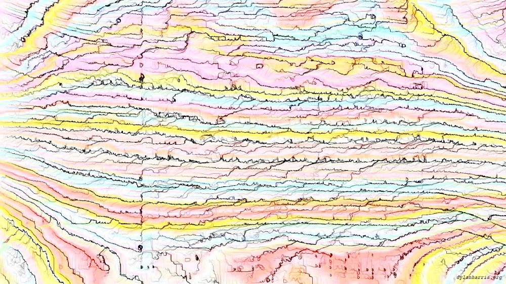 Image 'reflets &mdash; msg &mdash; variations 0 head abstraction 4 7'.