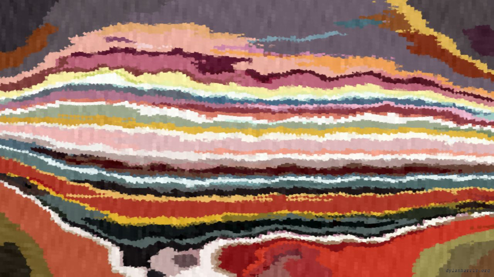 Image 'reflets &mdash; paint action sequence &mdash; interpolator fills 4'.