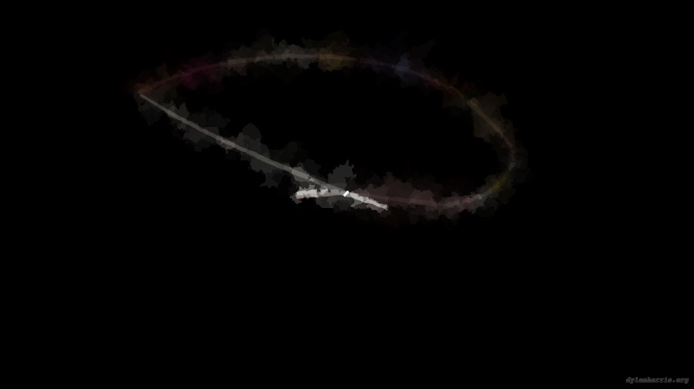 Image 'reflets &mdash; paint action sequence &mdash; loop action tests 1 7'.