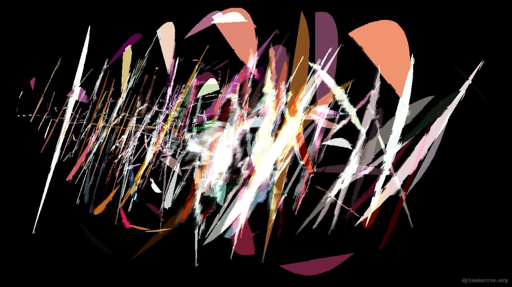 Image 'reflets &mdash; paint action sequence &mdash; loop action tests 3 8'.