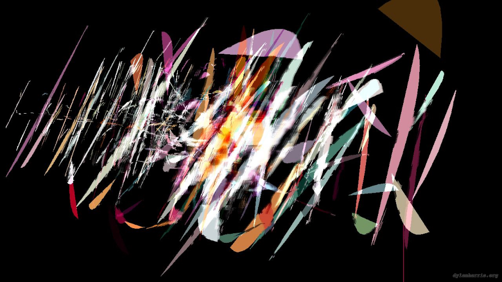 Image 'reflets &mdash; paint action sequence &mdash; loop action tests 4 4'.