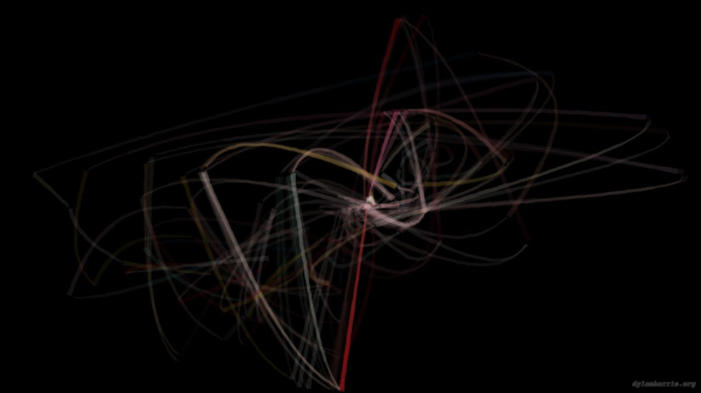 Image 'reflets &mdash; paint action sequence &mdash; loop action tests 5 3'.