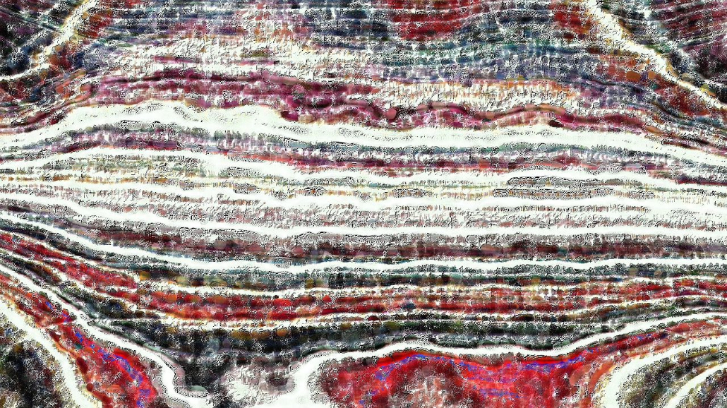 Image 'reflets &mdash; paint synthesiser classic &mdash; 3.0 collection litho 3'.