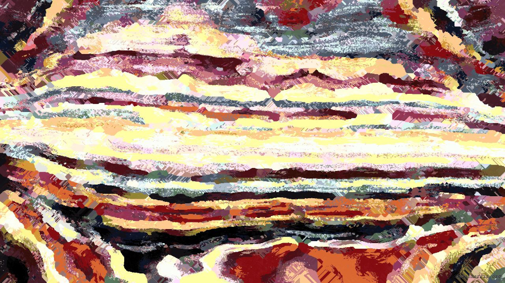 Image 'reflets &mdash; paint action sequence &mdash; litho ideas 3 5'.