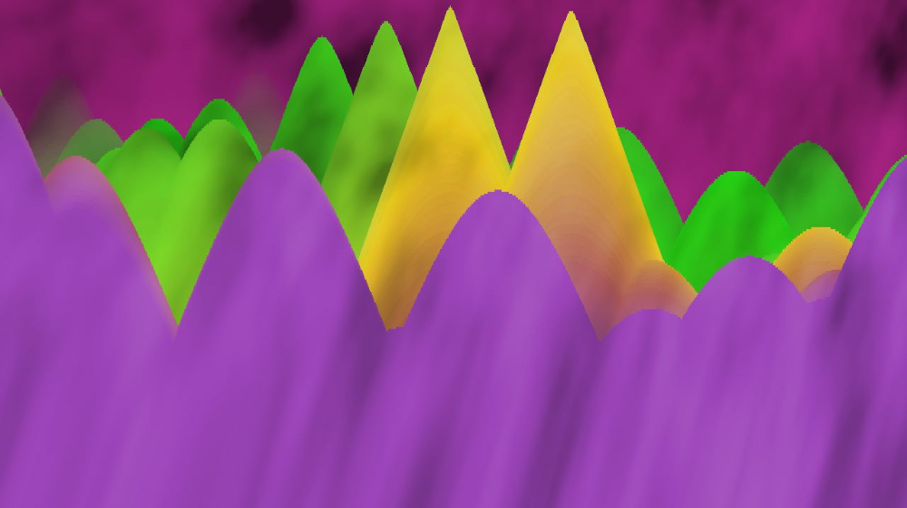 Image 'reflets &mdash; msg &mdash; abstract mountain 1 8'.