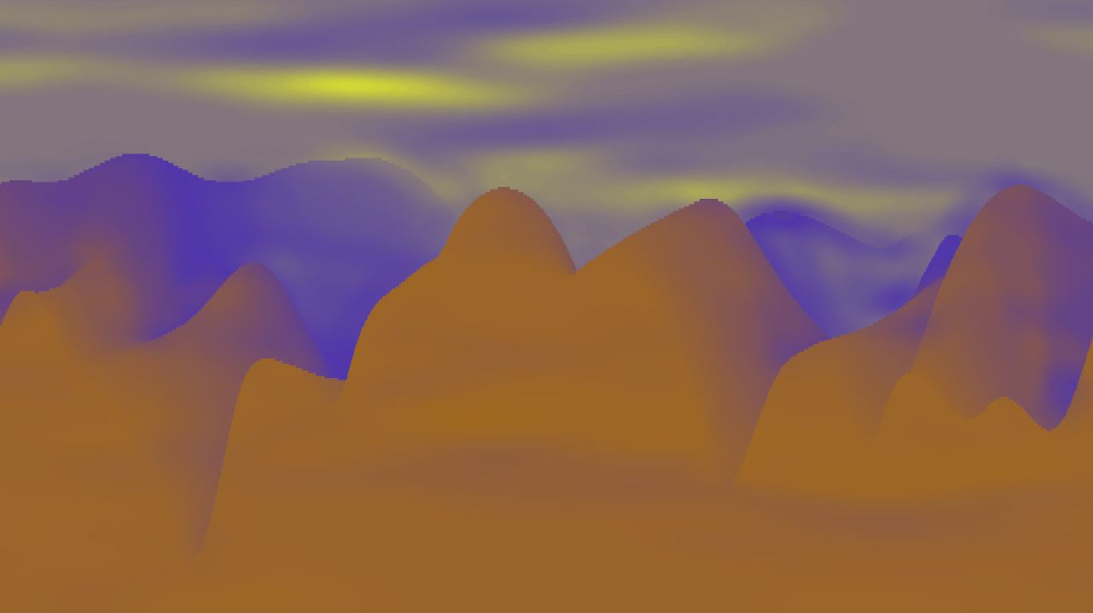 Image 'reflets &mdash; msg &mdash; abstract mountain 2 2'.