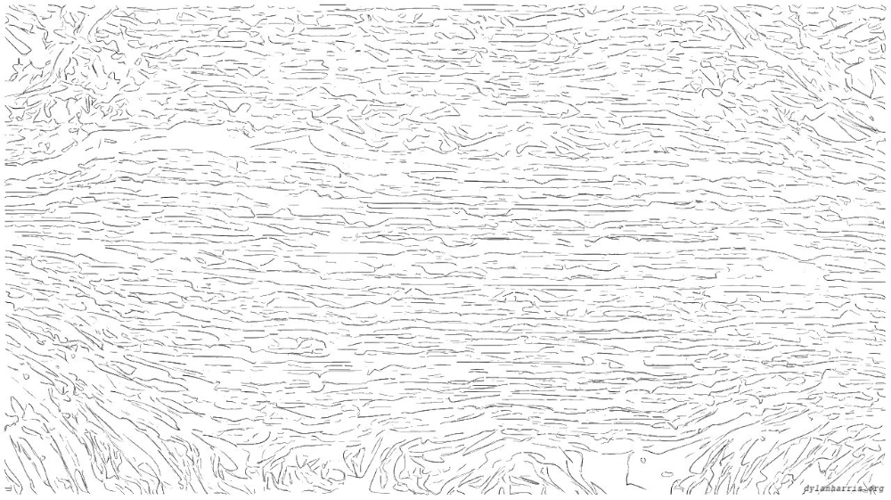 Image 'reflets &mdash; paint action sequence &mdash; movie procs 5'.