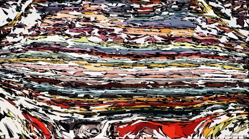 Image 'reflets &mdash; paint action sequence &mdash; movie procs 5'.