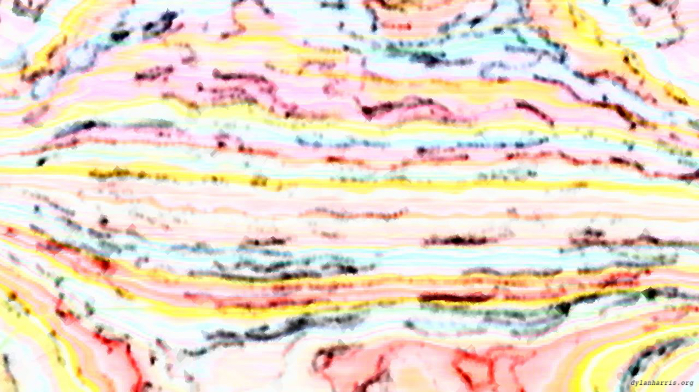 Image 'reflets &mdash; paint action sequence &mdash; movie processing 1 4'.