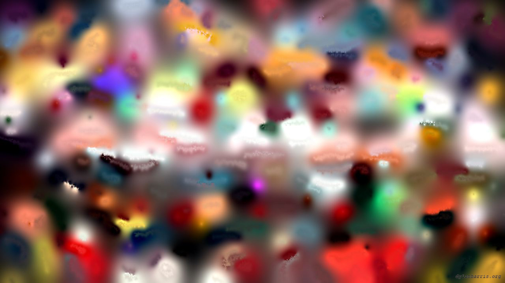 Image 'reflets &mdash; paint action sequence &mdash; movie processing 1 7'.