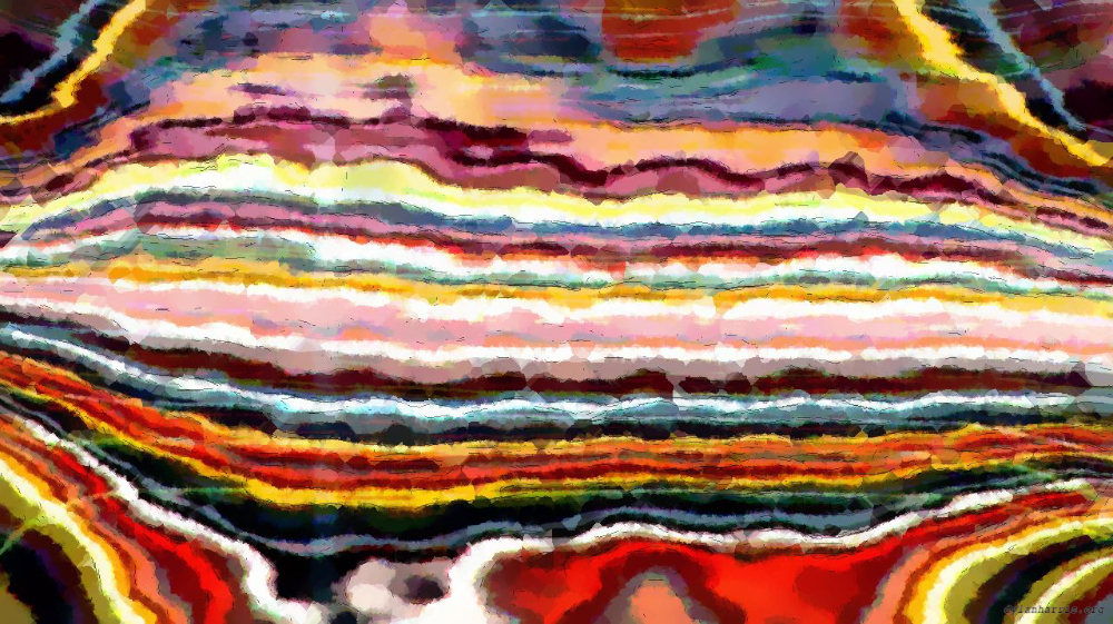 Image 'reflets &mdash; paint action sequence &mdash; movie processing 2 2'.