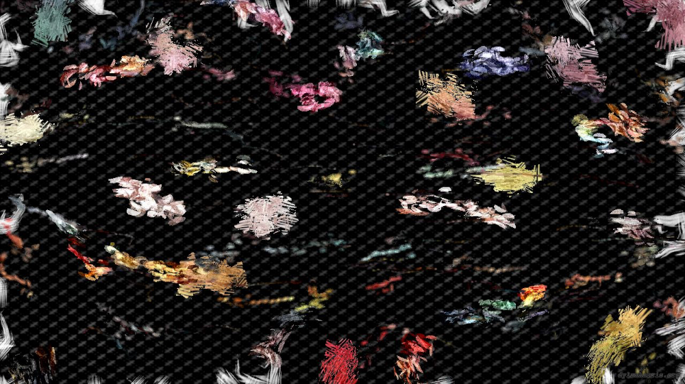 Image 'reflets &mdash; paint action sequence &mdash; movie process examples 1 8'.