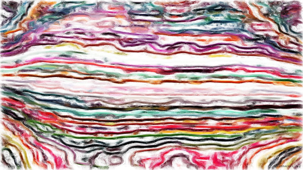 Image 'reflets &mdash; paint action sequence &mdash; movie processing ideas 2 3'.