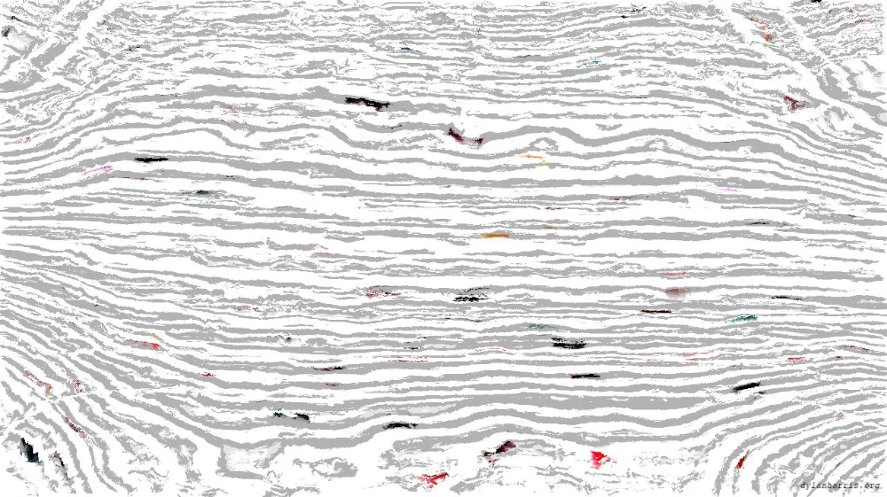 Image 'reflets &mdash; paint action sequence &mdash; movie processing ideas 2 4'.