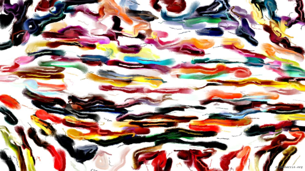 Image 'reflets &mdash; paint action sequence &mdash; movie processing ideas 2 8'.