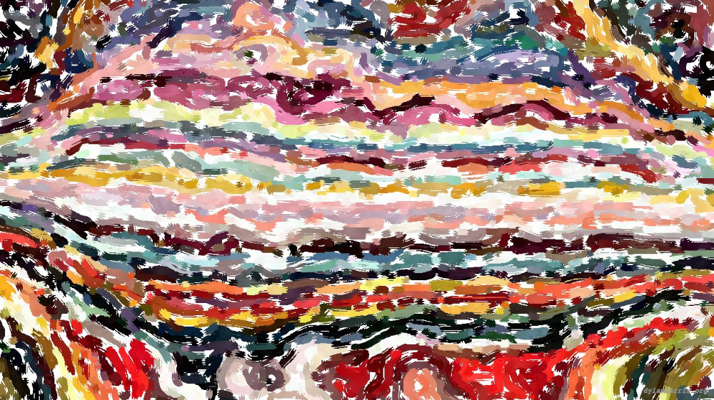 Image 'reflets &mdash; paint action sequence &mdash; movie process tutorial 3 4'.