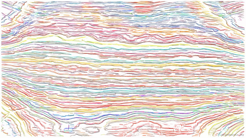 Image 'reflets &mdash; paint action sequence &mdash; movie process tutorial 4 5'.