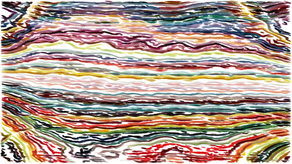 Image 'reflets &mdash; paint action sequence &mdash; movie process tutorial 4 7'.