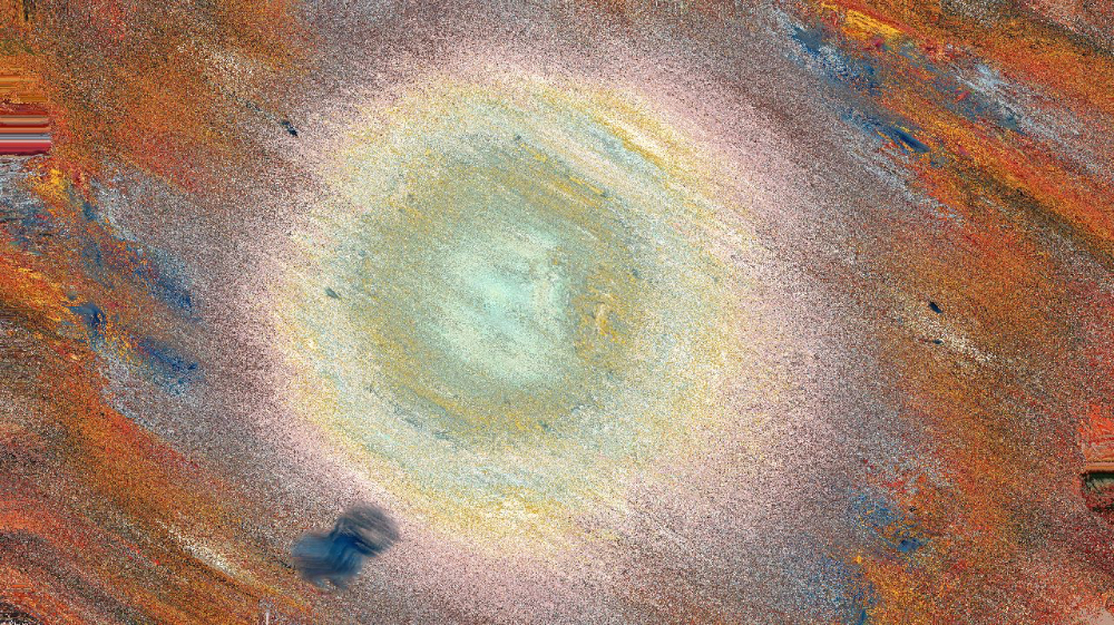 Image 'reflets &mdash; dualmode paint &mdash; default msg test 2 2 3'.