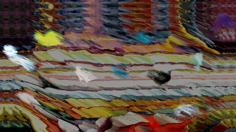 Image 'reflets &mdash; dualmode paint &mdash; default msg test 2 3 4'.